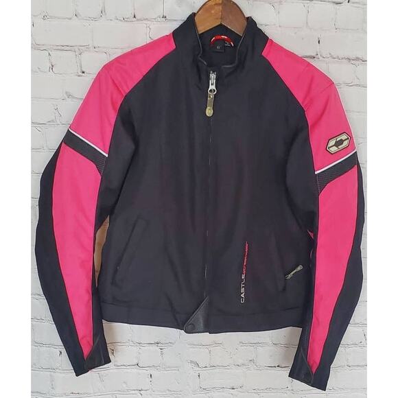 EUC Castle X Motorcycle Jacket Women's 6 Small - Picture 1 of 12